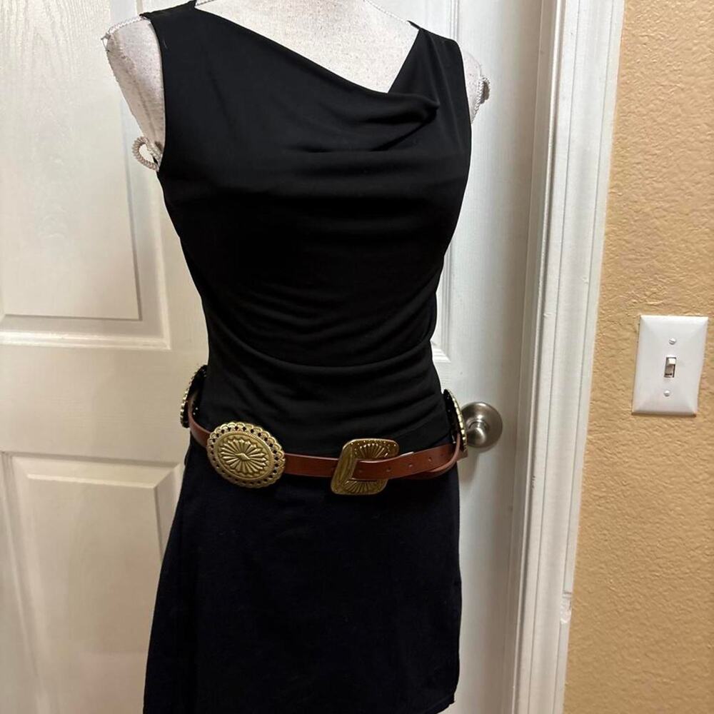 Haute Hippie brown belt. Size large